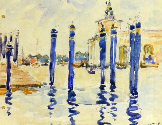  Henri Edmond Cross La Donana, Venice - Canvas Print