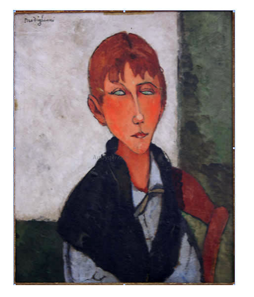  Amedeo Modigliani La Patronne - Canvas Print