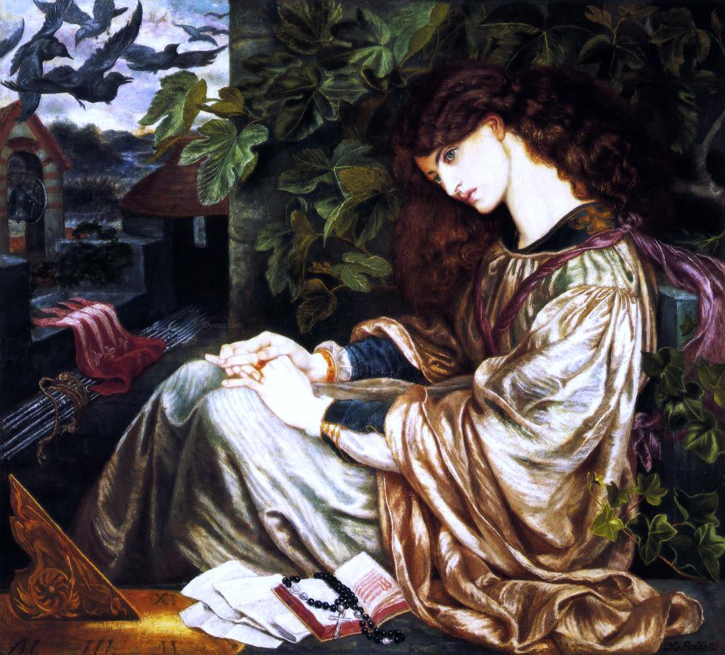  Dante Gabriel Rossetti La Pia de' Tolomei - Canvas Print