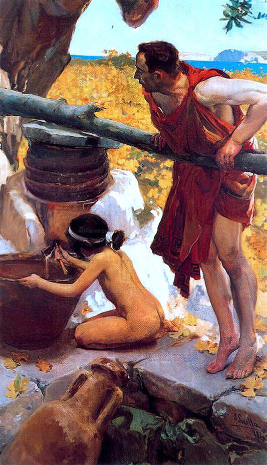  Joaquin Sorolla Y Bastida La Prenssa - Canvas Print