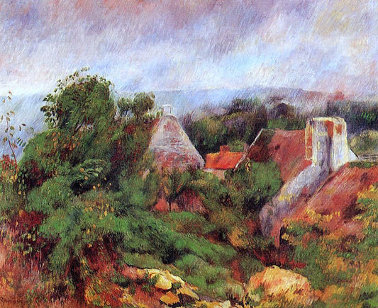  Pierre Auguste Renoir La Roche-Goyon - Canvas Print