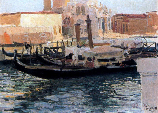  Joaquin Sorolla Y Bastida La Salute, Venice - Canvas Print