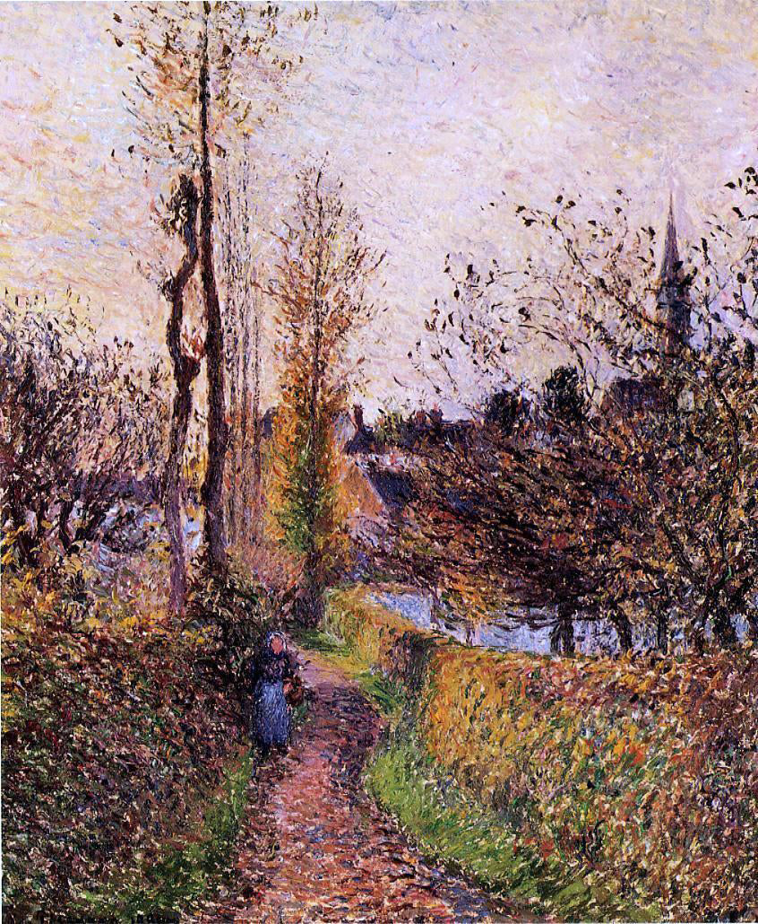  Camille Pissarro La Sentier de Basincourt - Canvas Print