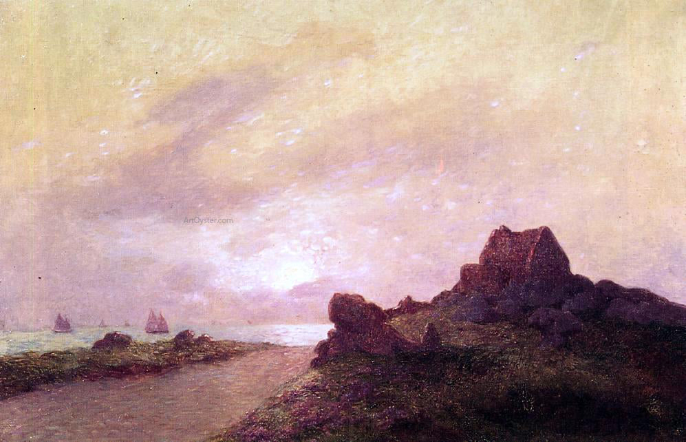  Ferdinand Du Puigaudeau La Vigie de la Romaine au Croisic - Canvas Print