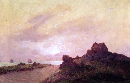  Ferdinand Du Puigaudeau La Vigie de la Romaine au Croisic - Canvas Print