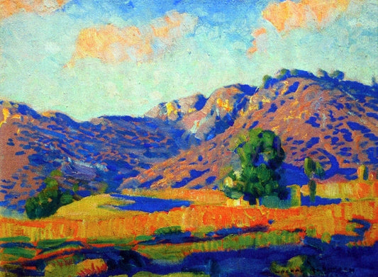  Joseph Kleitsch Laguna Landscape - Canvas Print