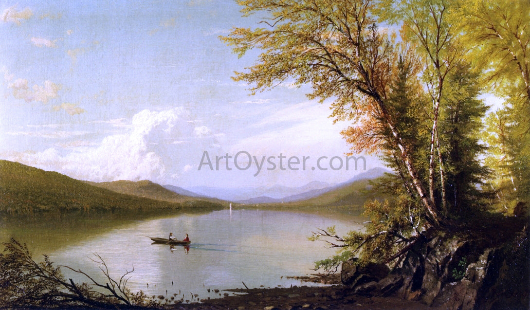  Richard William Hubbard Lake George - Canvas Print