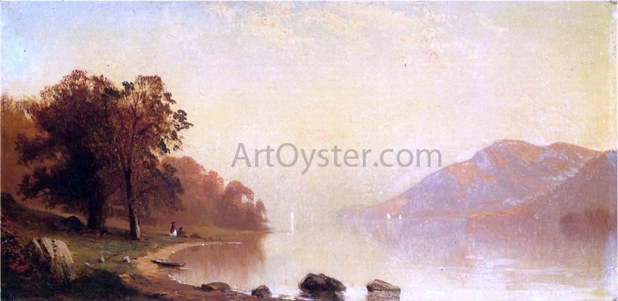  Alfred Thompson Bricher Lake George - Canvas Print