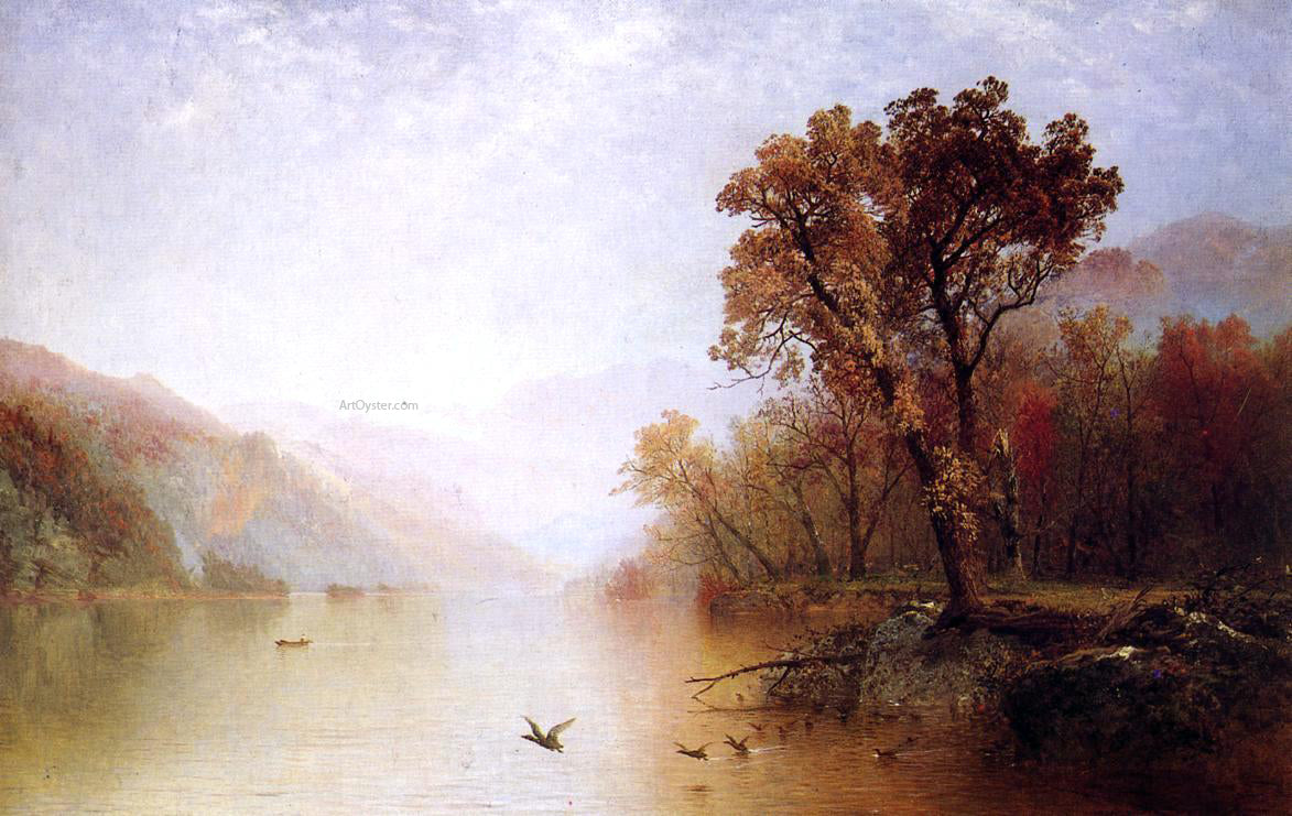  John Frederick Kensett Lake George - Canvas Print