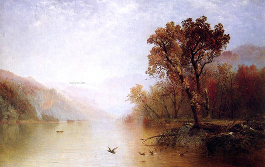  John Frederick Kensett Lake George - Canvas Print