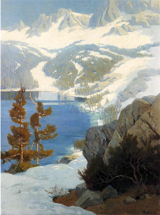  Elmer Wachtel Lake George, Sierra Nevada - Canvas Print