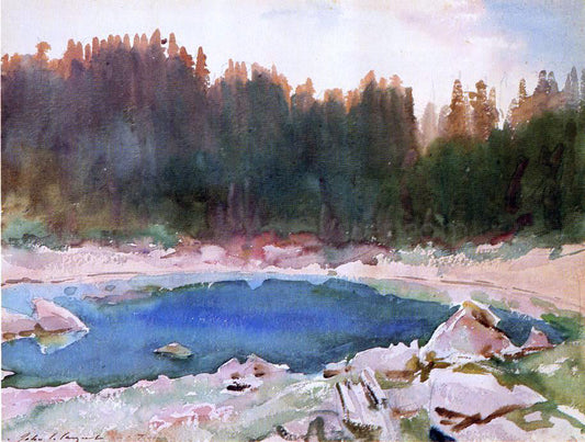  John Singer Sargent Lake in the Tyrol - Canvas Print