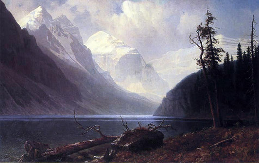  Albert Bierstadt Lake Louise - Canvas Print