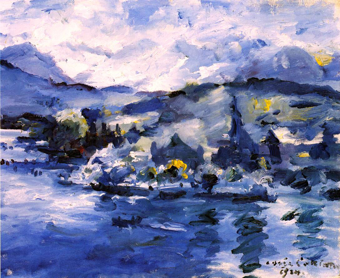  Lovis Corinth Lake Lucerne, Afternoon - Canvas Print