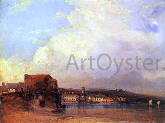  Richard Parkes Bonington Lake Lugano - Canvas Print