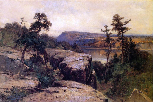  George Henry Smillie Lake Mohonk - Canvas Print
