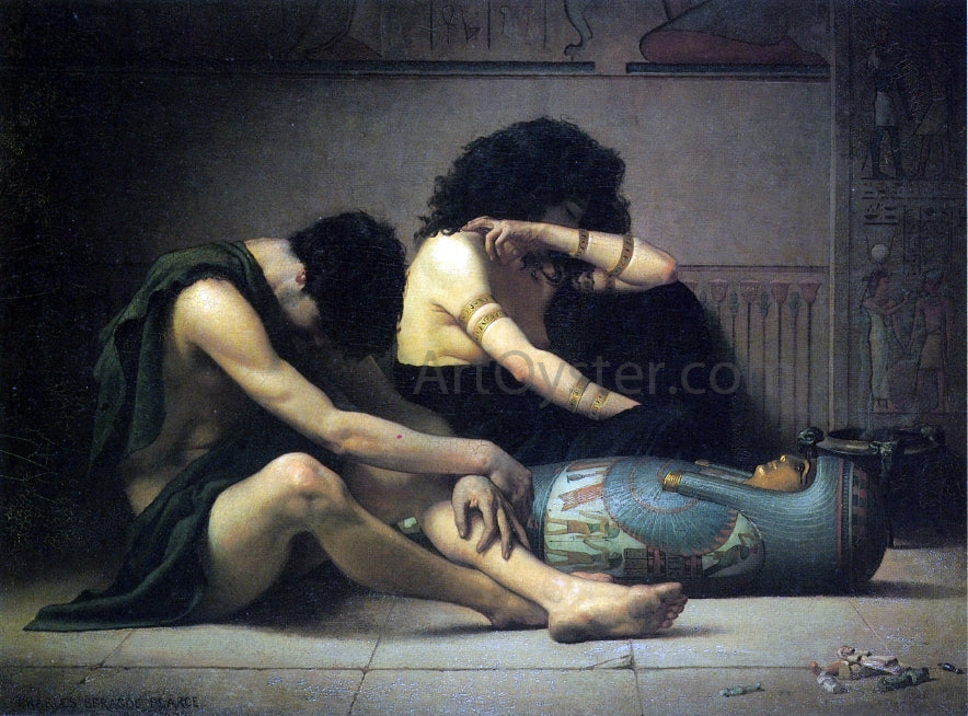  Charles Sprague Pearce Lamentation Over the Death of the First-Born of Egypt - Canvas Print