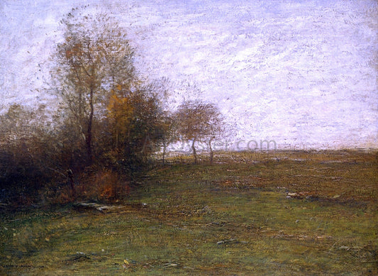  Raoul Paul Maucherat De Longpre Landscape at Feu de Broussailles - Canvas Print