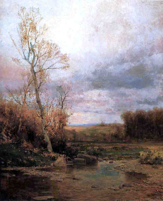  Jervis McEntee Landscape - Canvas Print
