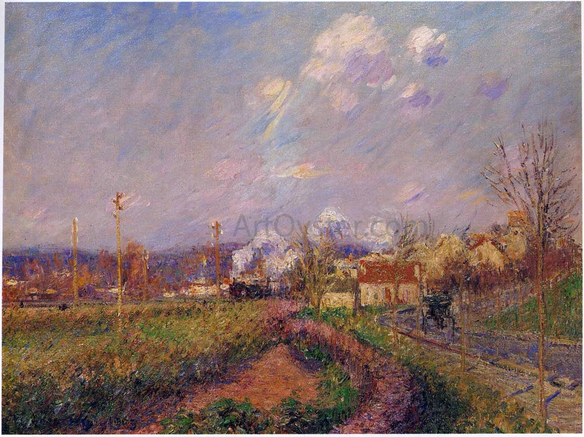  Gustave Loiseau Landscape in Autumn - Canvas Print