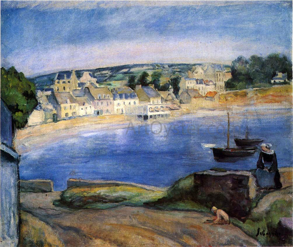  Henri Lebasque A Landscape in Britain at Miget - Canvas Print