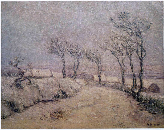  Gustave Loiseau Landscape in Snow - Canvas Print