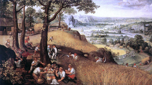  Lucas Van Valkenborch Landscape in Summer - Canvas Print
