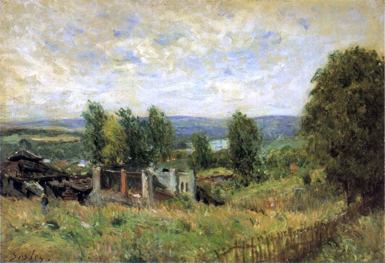  Alfred Sisley Landscape in Summer - Canvas Print