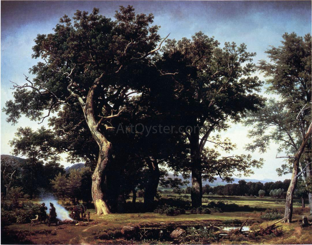  Thomas Worthington Whittredge Landscape near Minden - Canvas Print