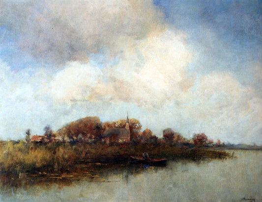  Jan Hillebrand Wijsmuller Landscape Near Noorden - Canvas Print
