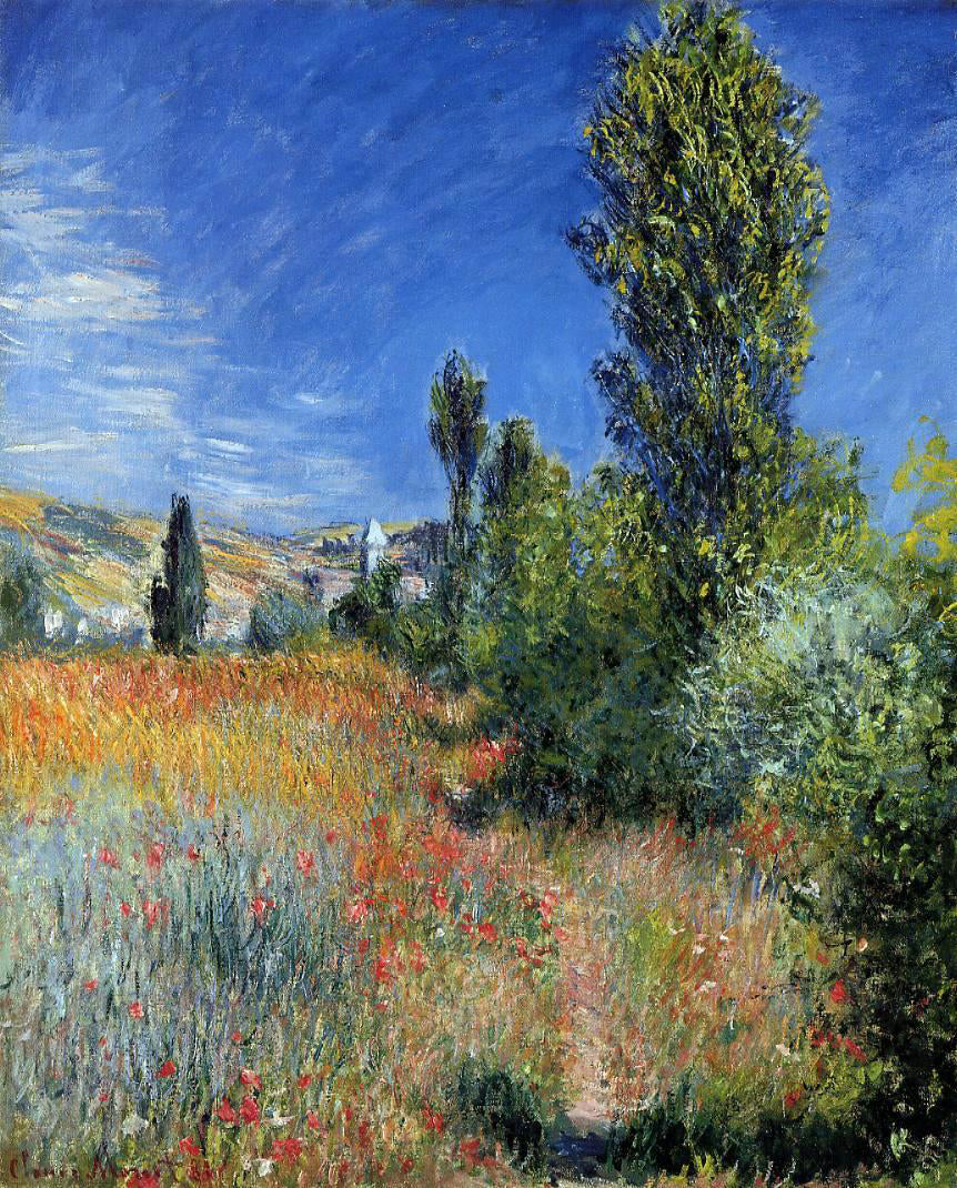  Claude Oscar Monet Landscape on the Ile Saint-Martin - Canvas Print