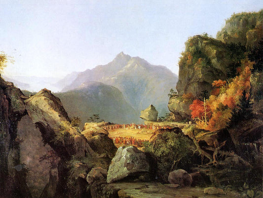  Thomas Cole Landscape Scene from 'The Last of the Mohicans' - Canvas Print