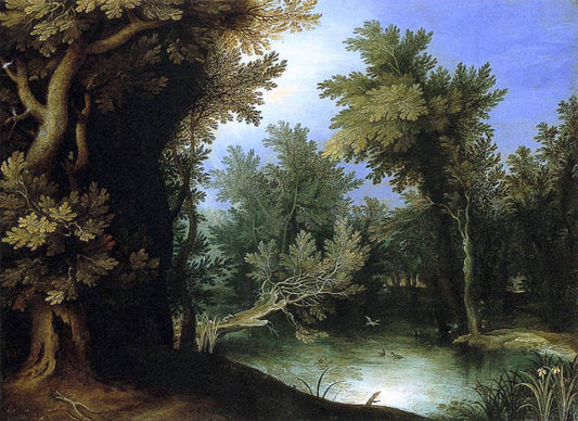  Paul Bril Landscape with a Marsh - Canvas Print