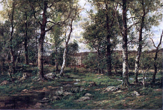  Charles Linford Landscape with Birch Trees, Scalp Level - Canvas Print