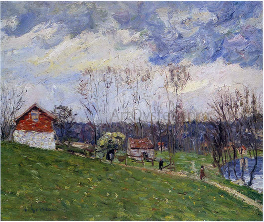  Gustave Loiseau Landscape with House - Canvas Print