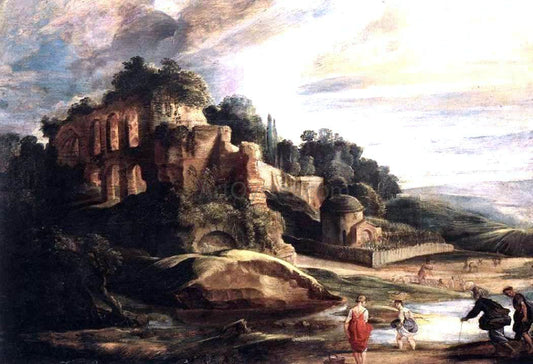  Peter Paul Rubens Landscape with the Ruins of Mount Palatine in Rome - Canvas Print
