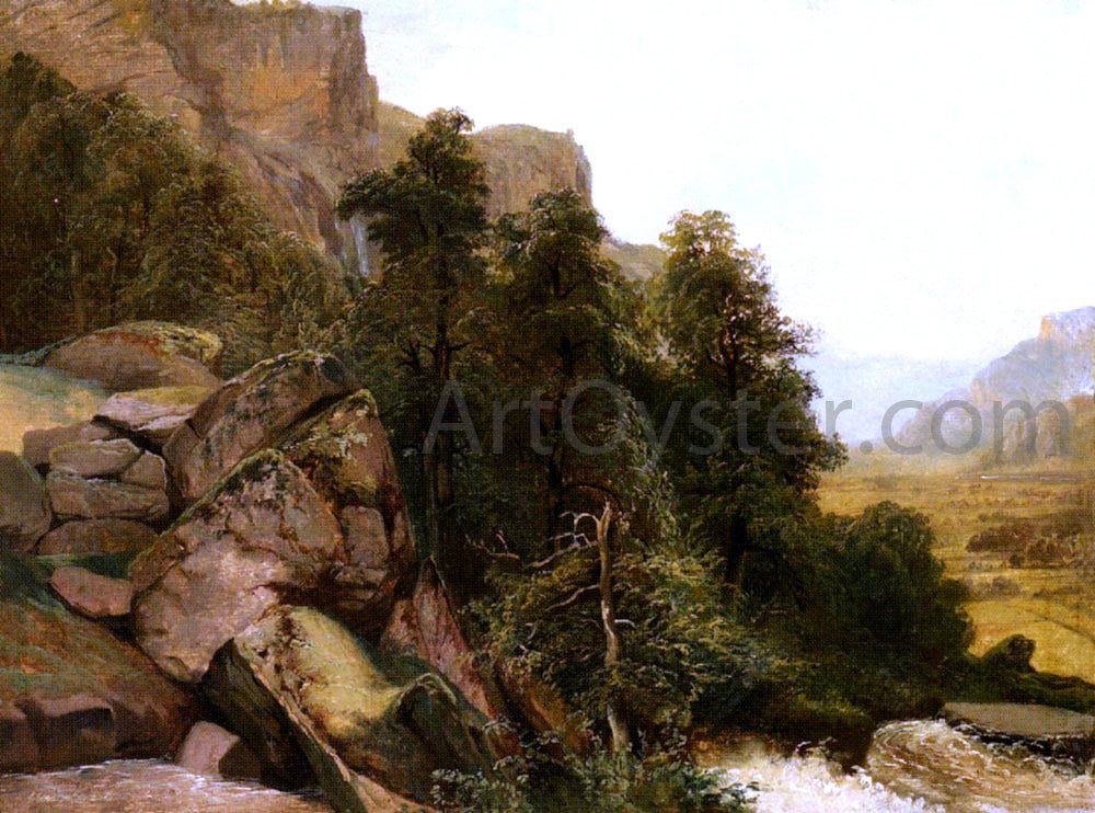  Alexandre Calame Landschaftsstudie - Canvas Print