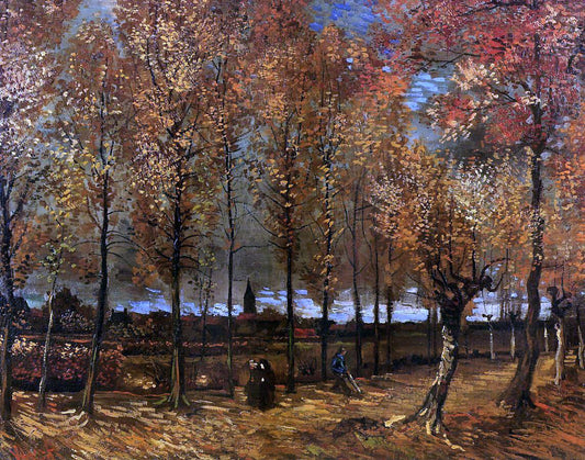  Vincent Van Gogh Lane with Poplars - Canvas Print