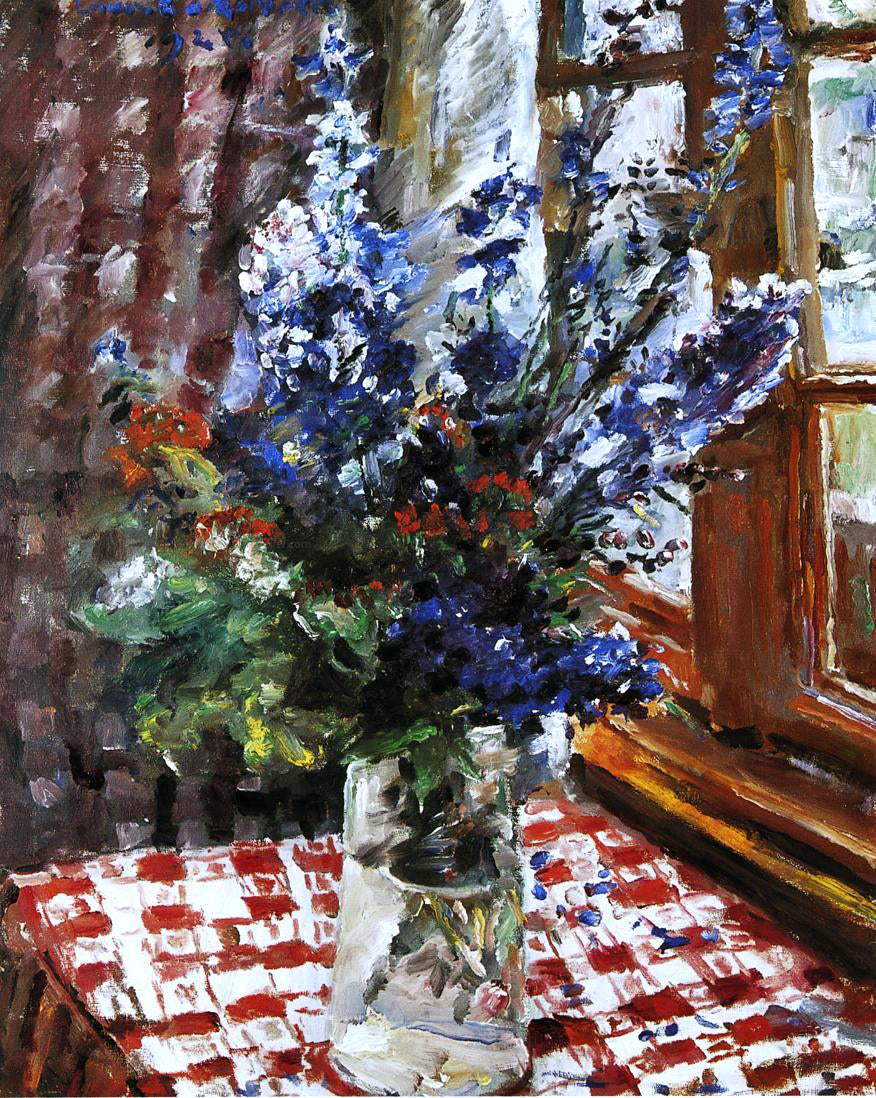  Lovis Corinth Larkspur - Canvas Print