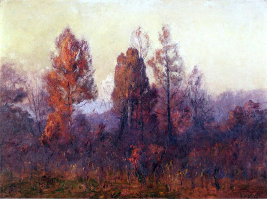 Theodore Clement Steele Last Hour of the Day - Canvas Print