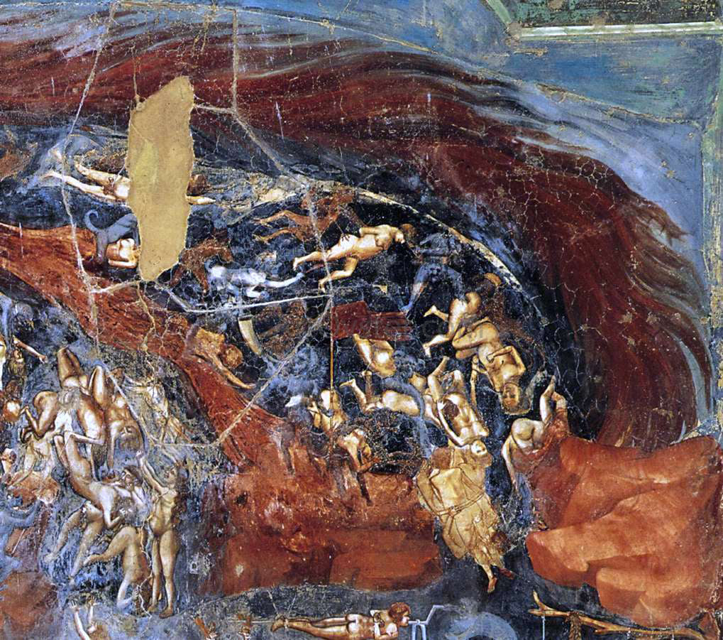  Giotto Di Bondone Last Judgment (detail 13) (Cappella Scrovegni (Arena Chapel), Padua) - Canvas Print