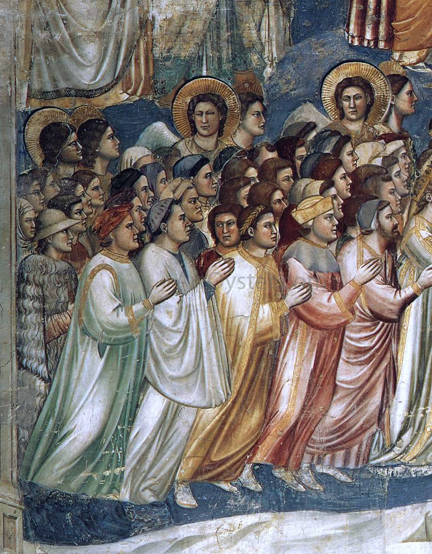  Giotto Di Bondone Last Judgment (detail 7) (Cappella Scrovegni (Arena Chapel), Padua) - Canvas Print
