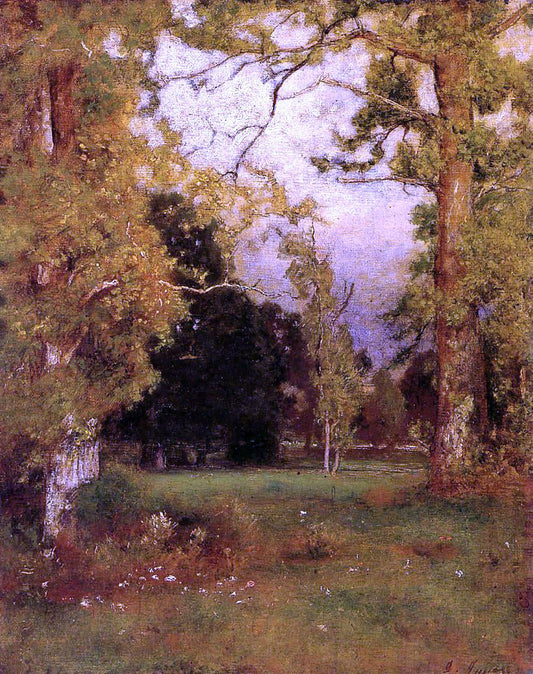  George Inness Late Afternoon - Canvas Print