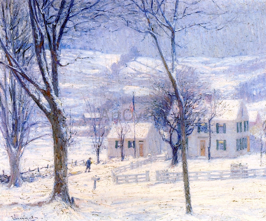  Robert Vonnoh Late for School - Canvas Print