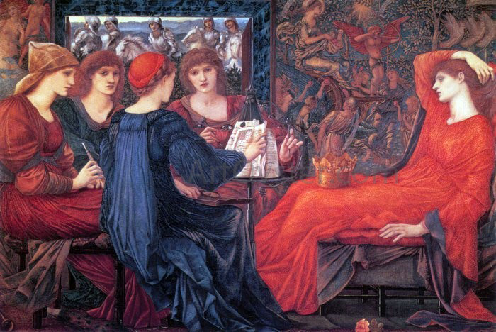  Sir Edward Burne-Jones Laus Veneris - Canvas Print