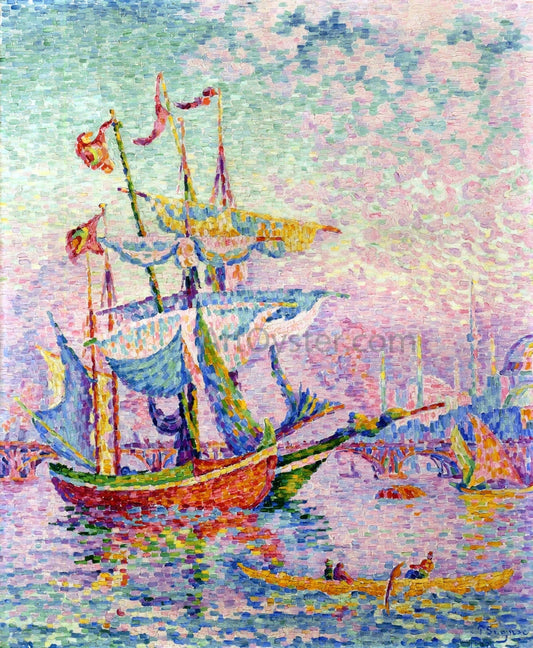  Paul Signac Le Corne d'Or, Le Pont - Canvas Print