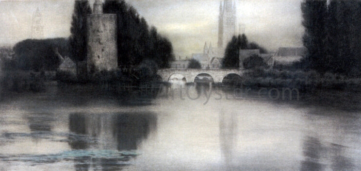  Fernand Khnopff Le Lac D'Amour, Bruges - Canvas Print