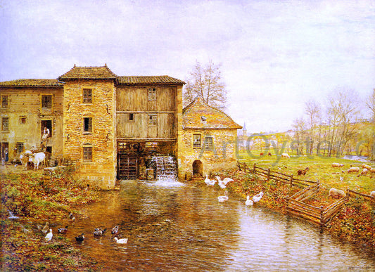  Marie Girard Le Moulin de Gatellier - Canvas Print