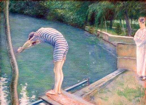  Gustave Caillebotte Le Nageur - Canvas Print