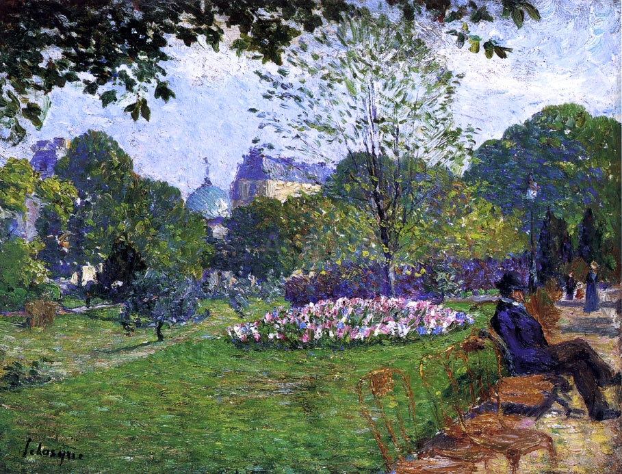  Henri Lebasque Le Parc de Saint-Cloud - Canvas Print